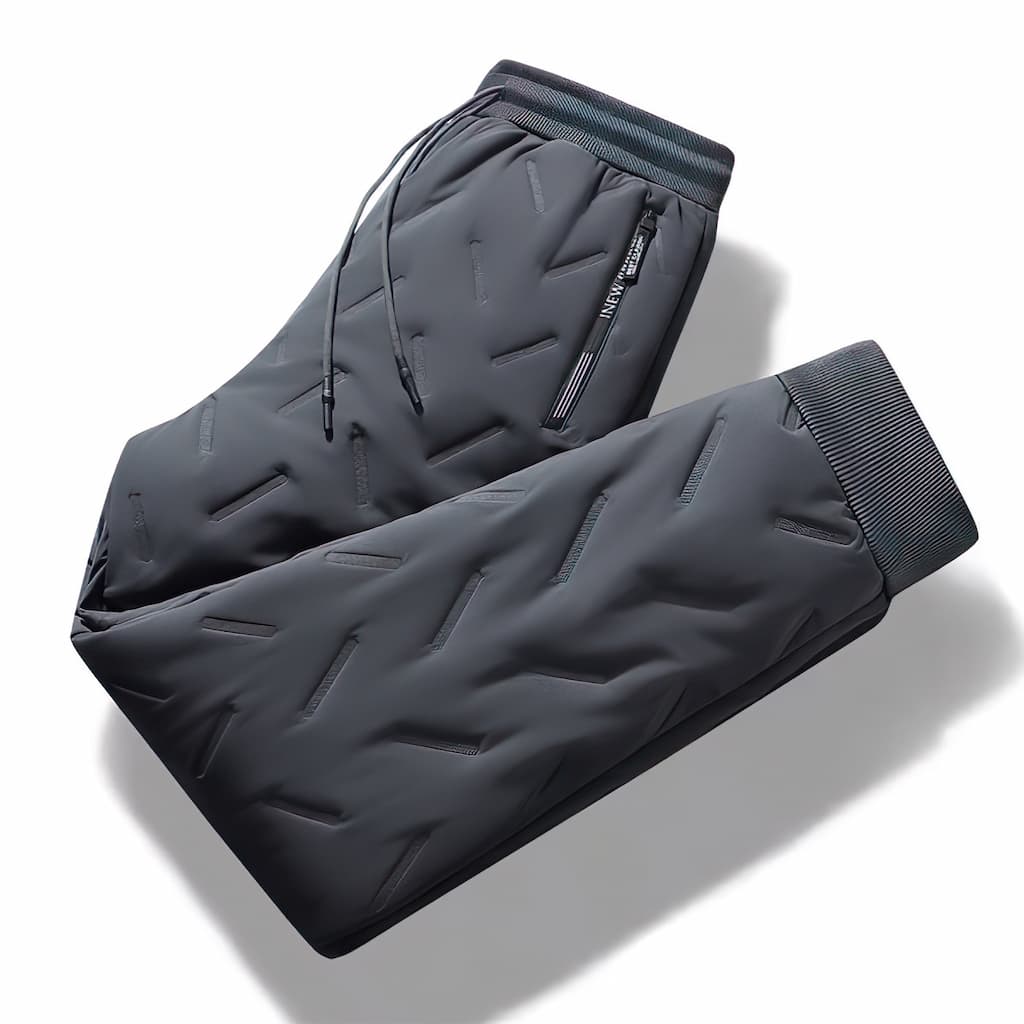 Leila Pantalon Termic Femei – Jogging de Iarnă Impermeabil din Polar Moale cu Buzunare