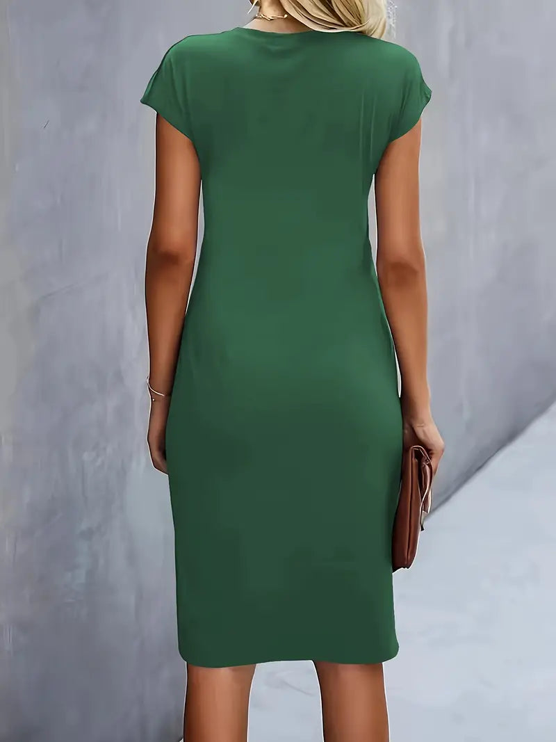 Katrien Robe Midi Femme – Elegantní a nadčasové šaty s lichotivým střihem