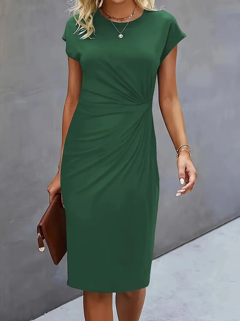 Katrien Robe Midi Femme – Elegantní a nadčasové šaty s lichotivým střihem