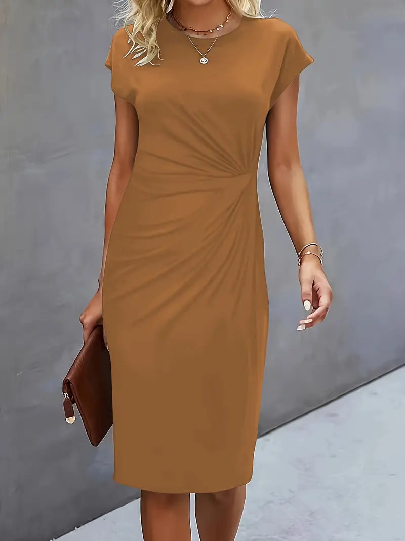 Katrien Robe Midi Femme – Elegantní a nadčasové šaty s lichotivým střihem