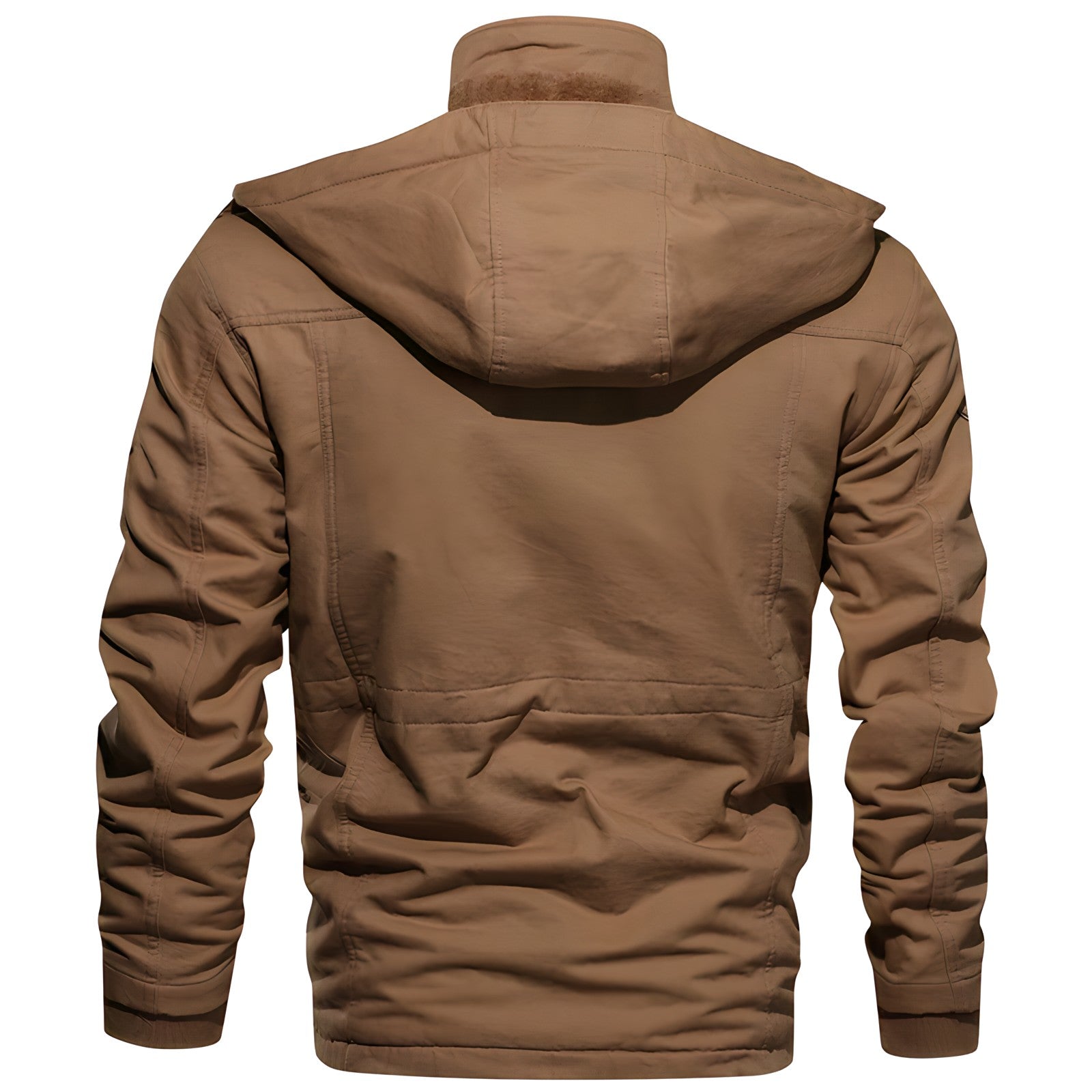 George Vesta Outdoor Pánska – Vojenský Štýl s Podšitou Kapucňou a Viacerými Vreckami