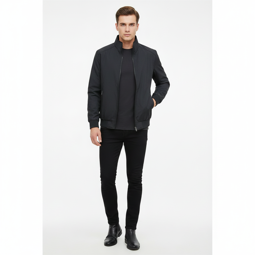 Victorio Casaco de Inverno para Homem Retro – Textura Tricotada e Proteção Contra o Mau Tempo