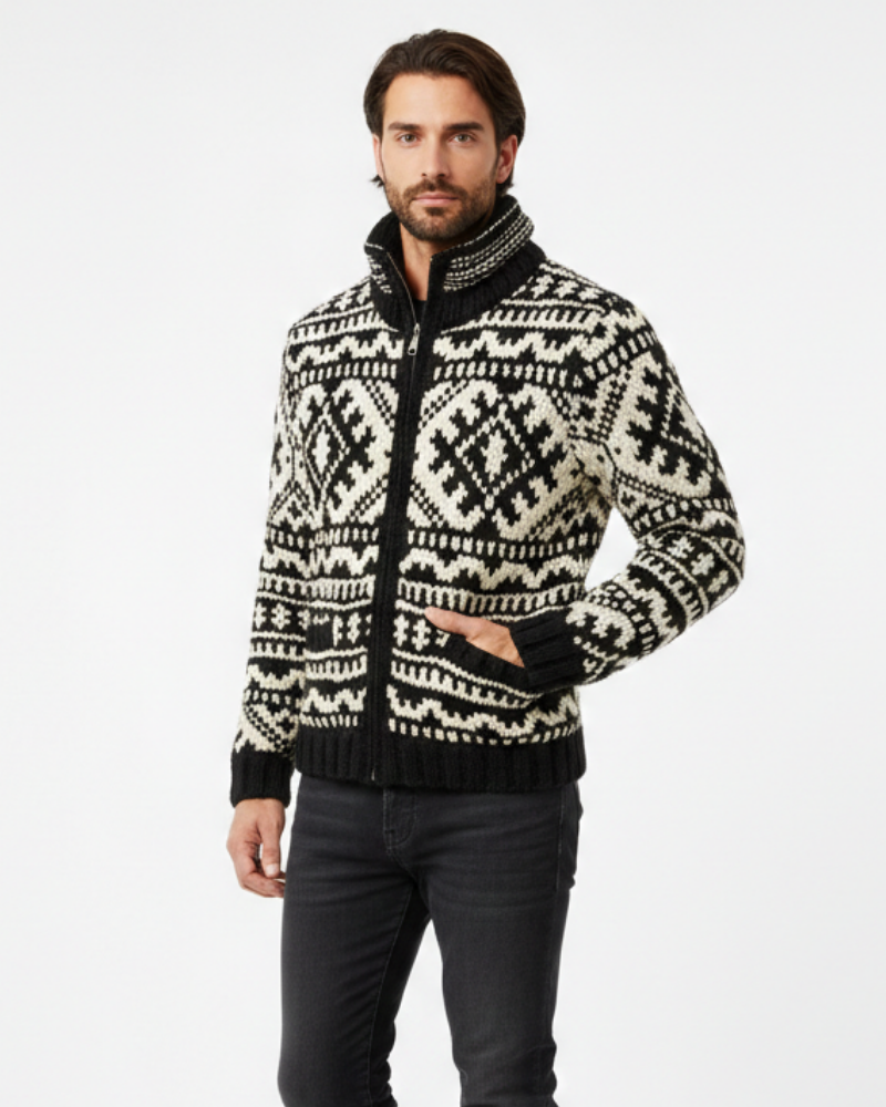 Dylan Cardigan Tricot Herre Casual – Varm, Komfortabel & Moderne Stil