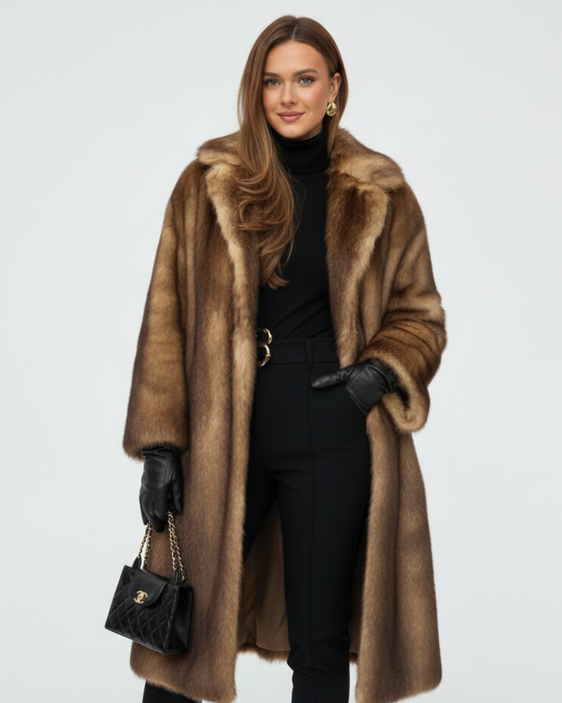 Helene Manteau Long d’Hiver Női – Elegáns Meleg Dzseki Tartós Szálakból & Kényelmes Vágás
