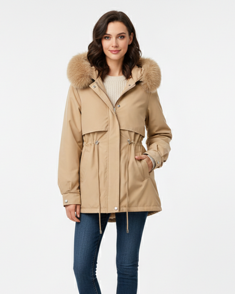 Nina Abrigo de Invierno para Mujer – Chaqueta Caliente Elegante con Corte Favorecedor y Aislamiento Térmico