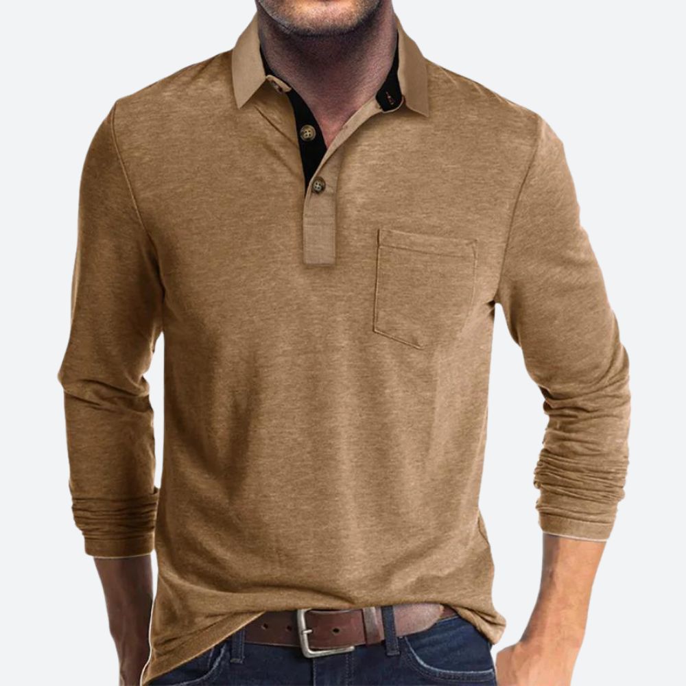 Lito Férfi Polo – Lélegző Pamut Polo Elegáns és Kényelmes Modern Stílusban