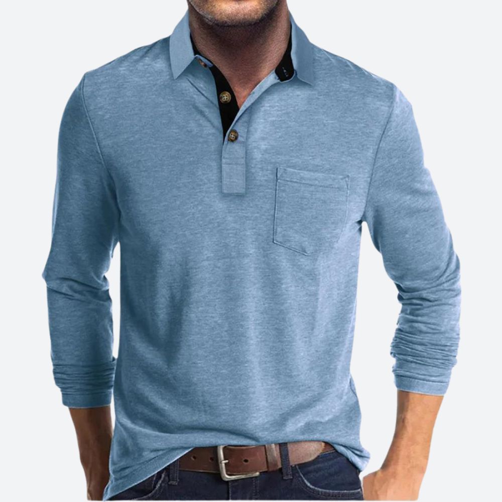 Lito Férfi Polo – Lélegző Pamut Polo Elegáns és Kényelmes Modern Stílusban