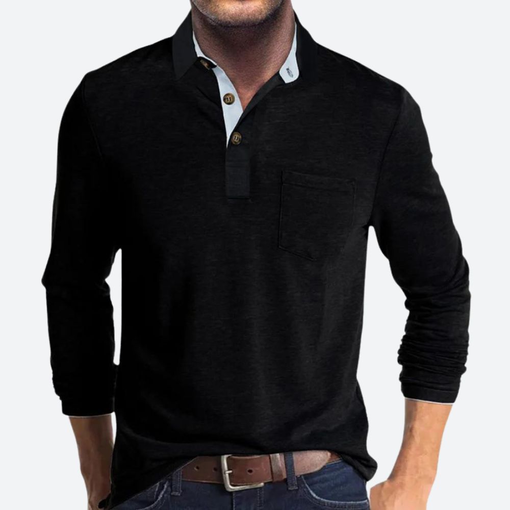 Lito Férfi Polo – Lélegző Pamut Polo Elegáns és Kényelmes Modern Stílusban