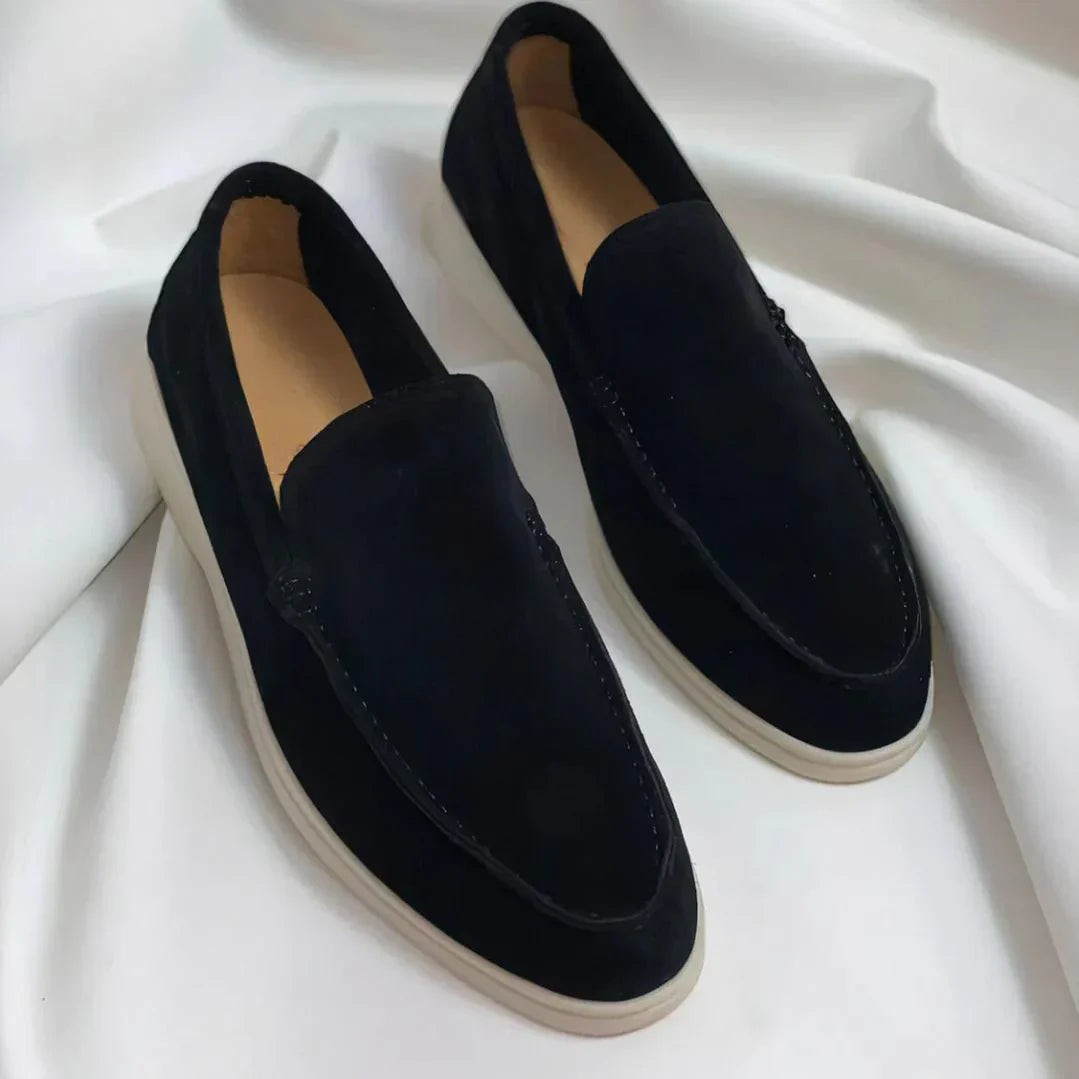 Liam Mokasíny Pánské – Elegantní Mokasíny z Semiše s Trvalým Komfortem & Všestranným Stylem