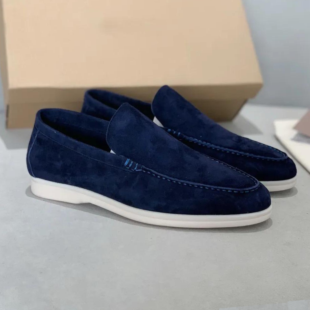 Mokasyny męskie Lorenzo – eleganckie buty wsuwane z wygodną wyściółką i elastyczną podeszwą