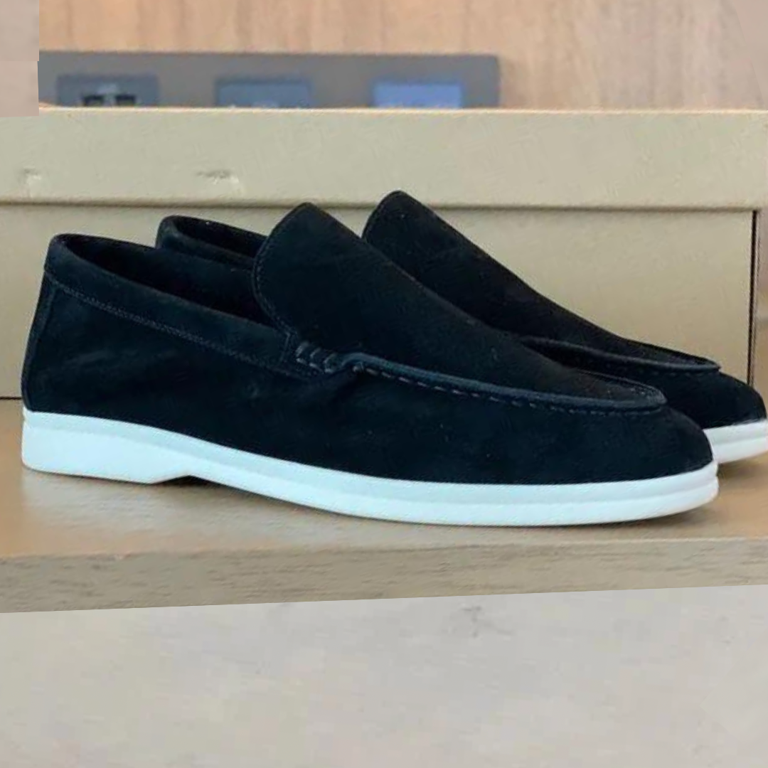 Mokasyny męskie Lorenzo – eleganckie buty wsuwane z wygodną wyściółką i elastyczną podeszwą