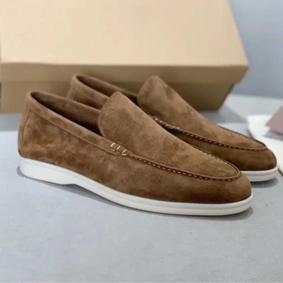 Mokasyny męskie Lorenzo – eleganckie buty wsuwane z wygodną wyściółką i elastyczną podeszwą