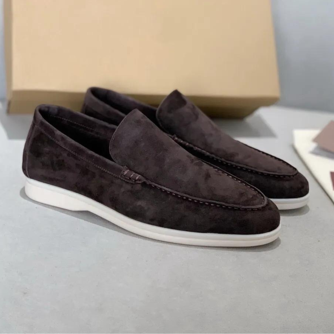 Mokasyny męskie Lorenzo – eleganckie buty wsuwane z wygodną wyściółką i elastyczną podeszwą