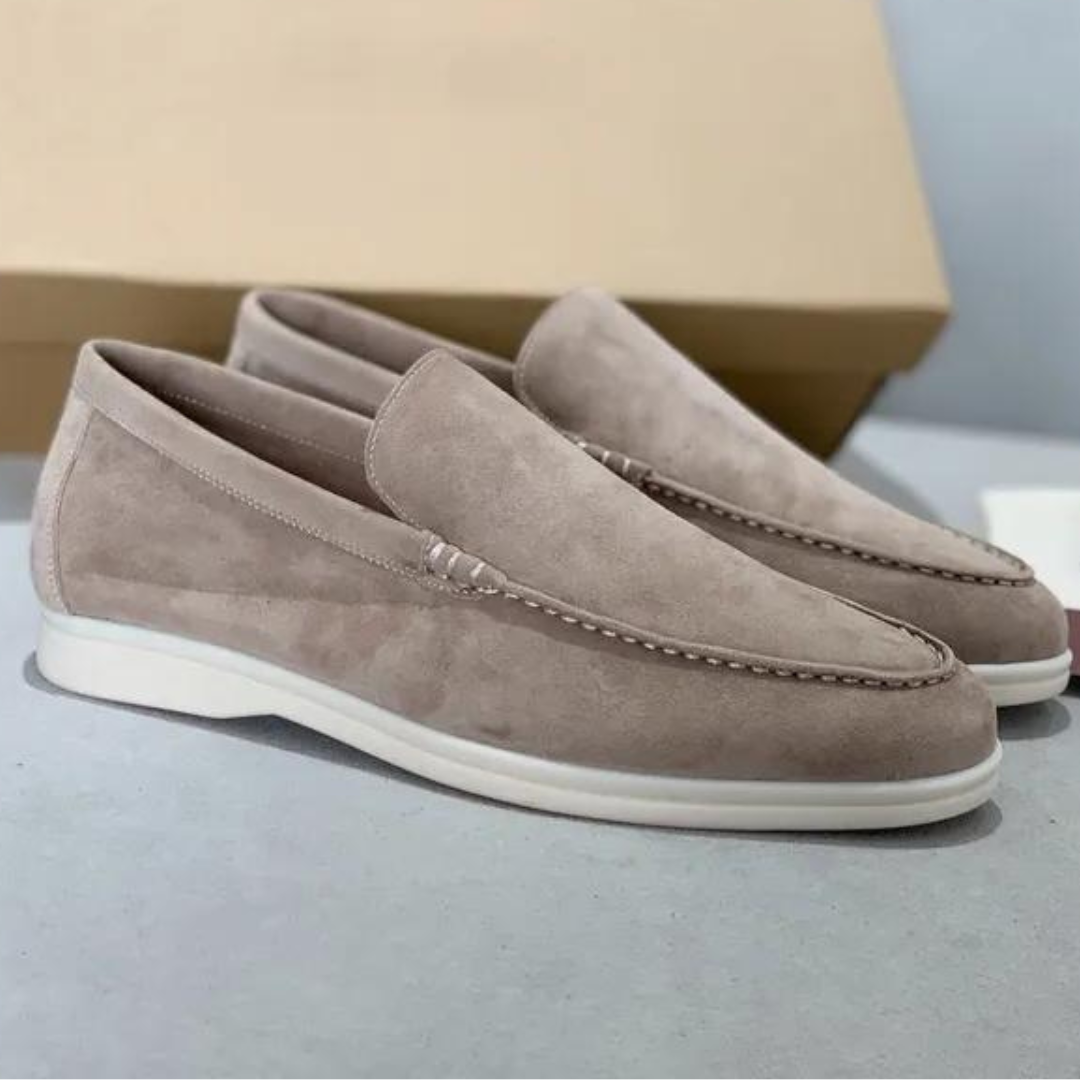 Mokasyny męskie Lorenzo – eleganckie buty wsuwane z wygodną wyściółką i elastyczną podeszwą