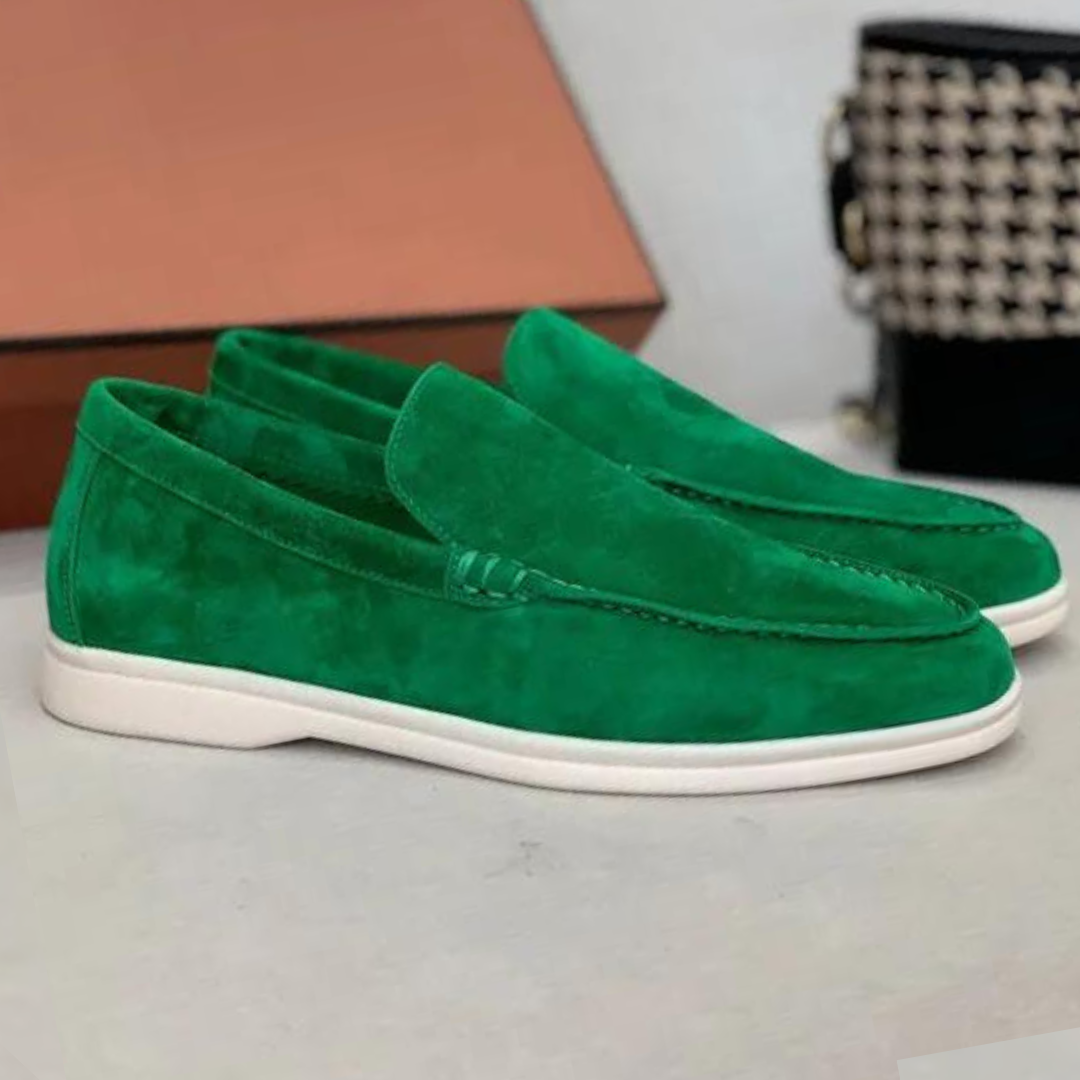 Mokasyny męskie Lorenzo – eleganckie buty wsuwane z wygodną wyściółką i elastyczną podeszwą
