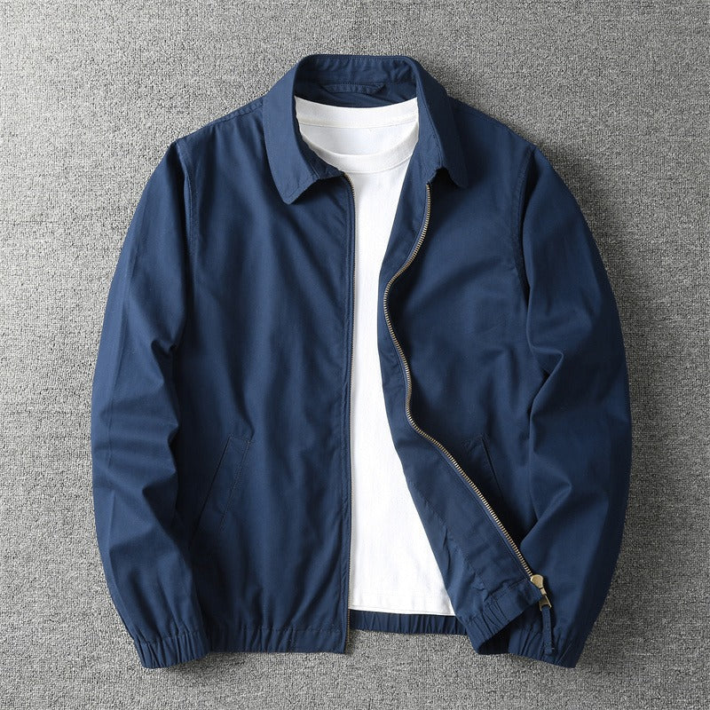 David Veste Homme – Trendy Urban Jacket with Relaxed Fit & Zipped Details