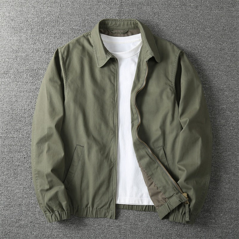 David Veste Homme – Trendy Urban Jacket with Relaxed Fit & Zipped Details