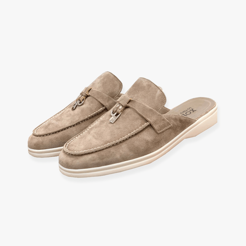 Emary Mules Femme – Mules à Enfiler avec Détail Boucle & Confort Chic Sans Talon