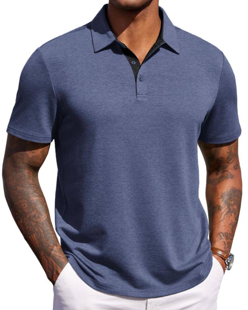 Maxime Herren-Poloshirt – Kurzärmeliges, Atmungsaktives Polo im Golf- und Eleganten Freizeitstil