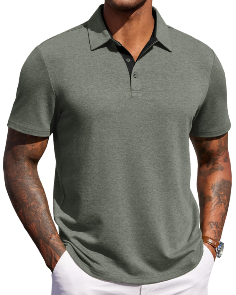 Maxime Herren-Poloshirt – Kurzärmeliges, Atmungsaktives Polo im Golf- und Eleganten Freizeitstil