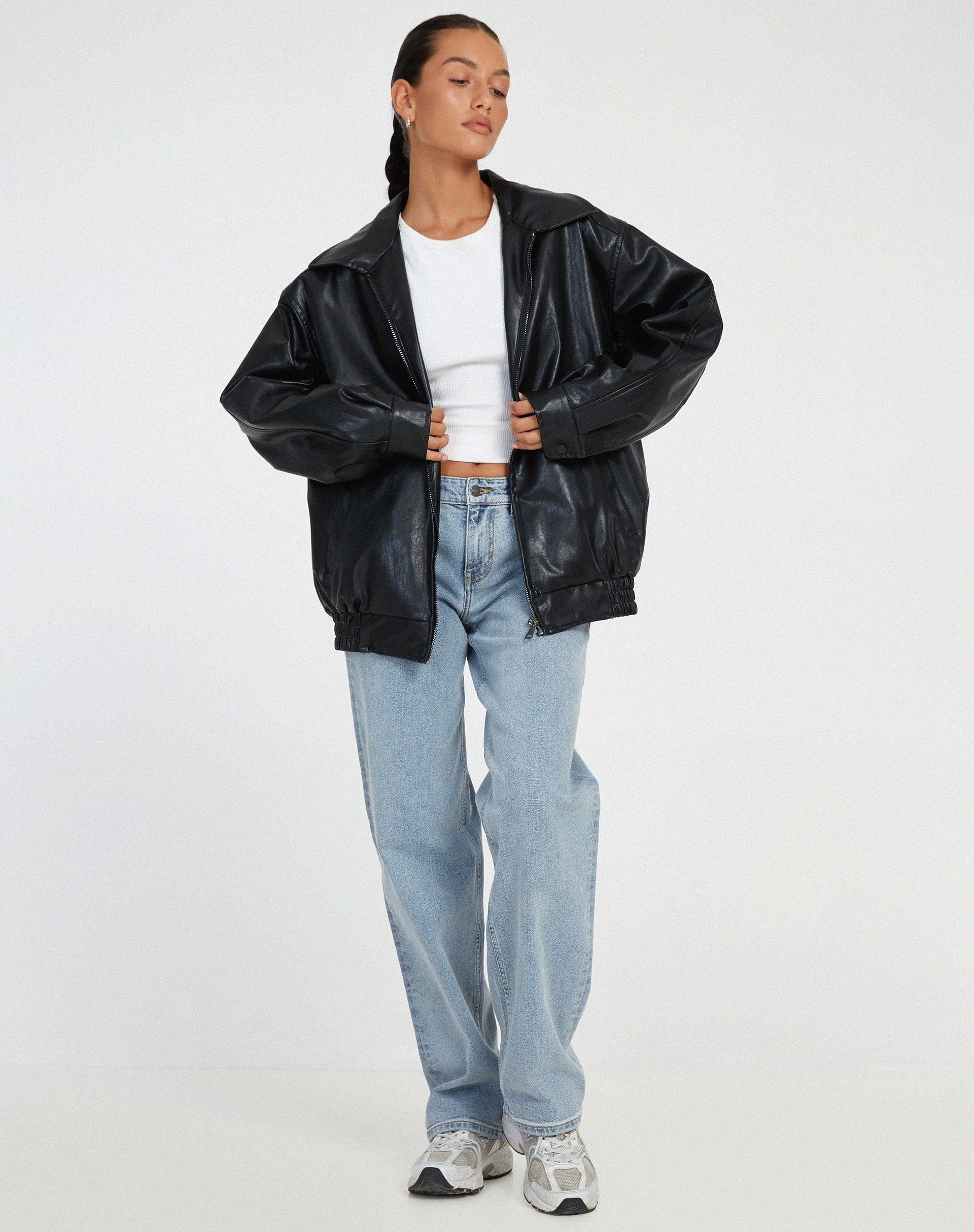 Michelle Manteau Oversize Femme – Chic de Invierno Cómodo y Polivalente para Atuendo Elegante