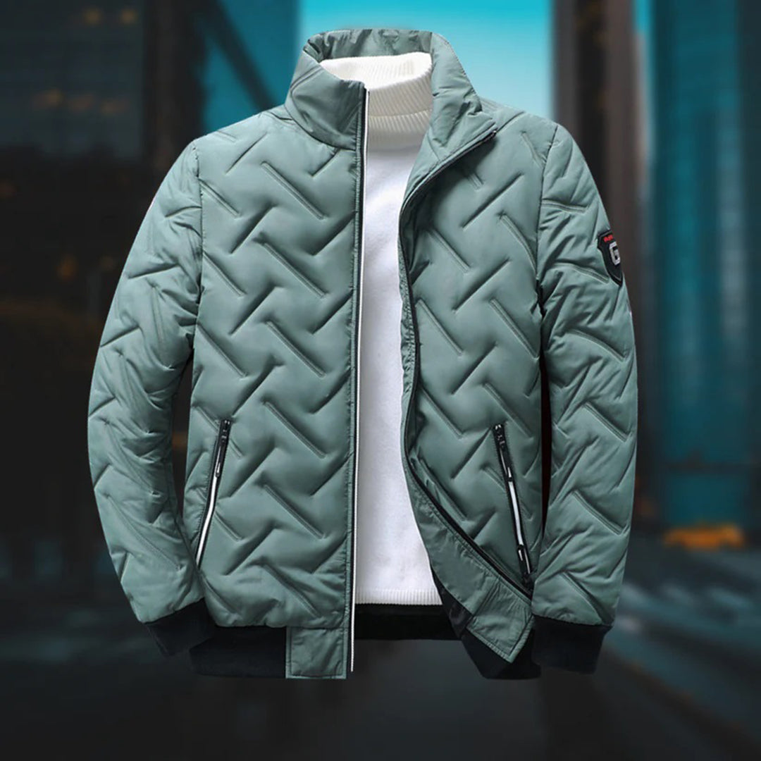Jomari Casaco Acolchoado Masculino Leve – Casaco Almofadado Respirável com Estilo Moderno e Confortável