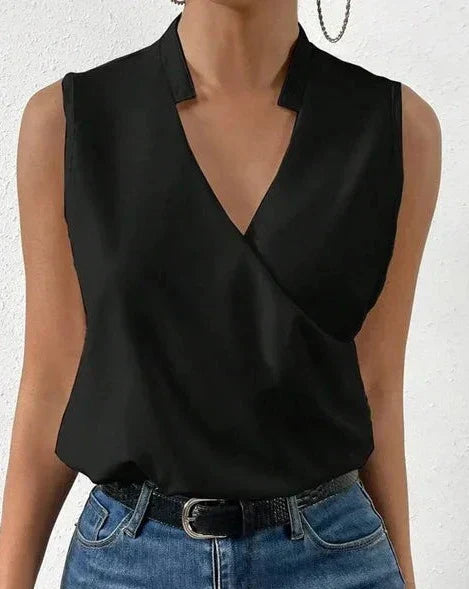 Blouse Sans Manches Femme Lisette – Croială elegantă și avantajoasă pentru ținute casual și de birou