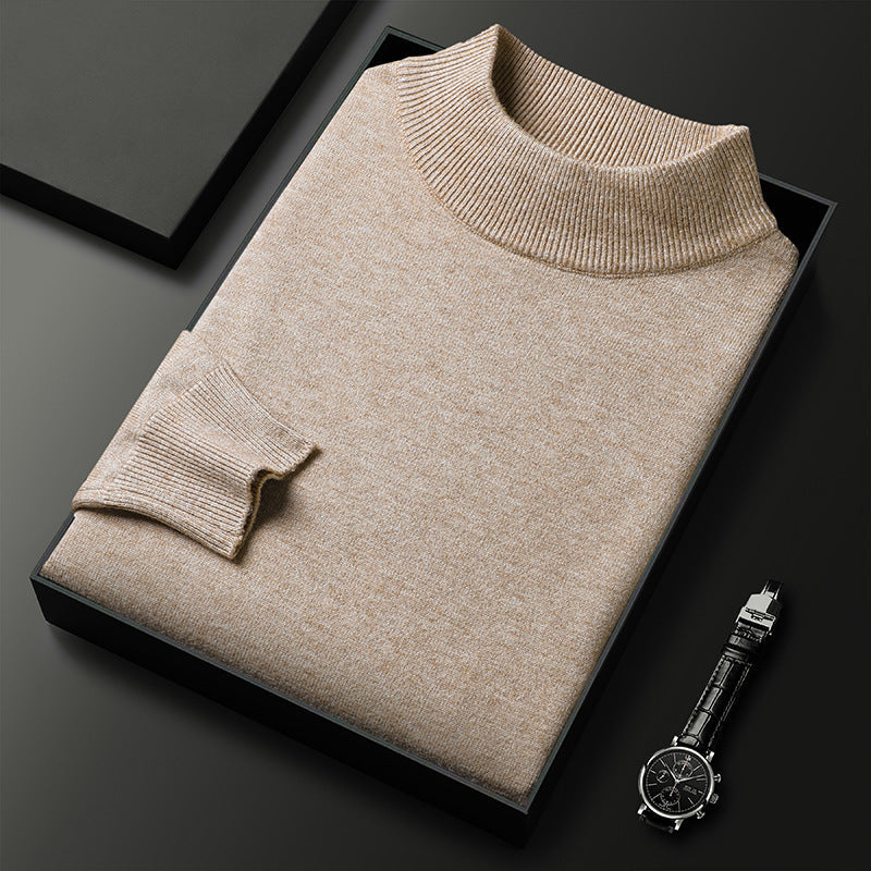 Ryan Pull Homme Zima Poloviční stojáček – Teplá pletenina a elegantní styl