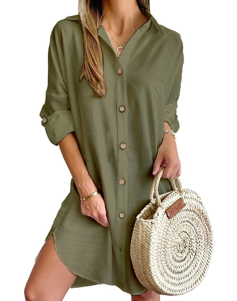 Nova Robe Chemise Femme – Lehké letní šaty s neformální elegancí a volným střihem