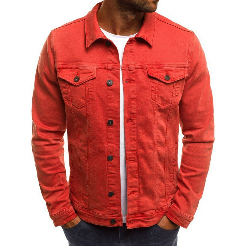 Ethan Veste en Jean Homme – Classique Moderne en Denim de Haute Qualité avec Poches