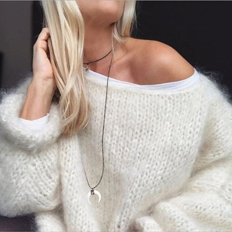 Sweter damski Ailany – haftowane wzory, luźny krój i szykowny styl boho