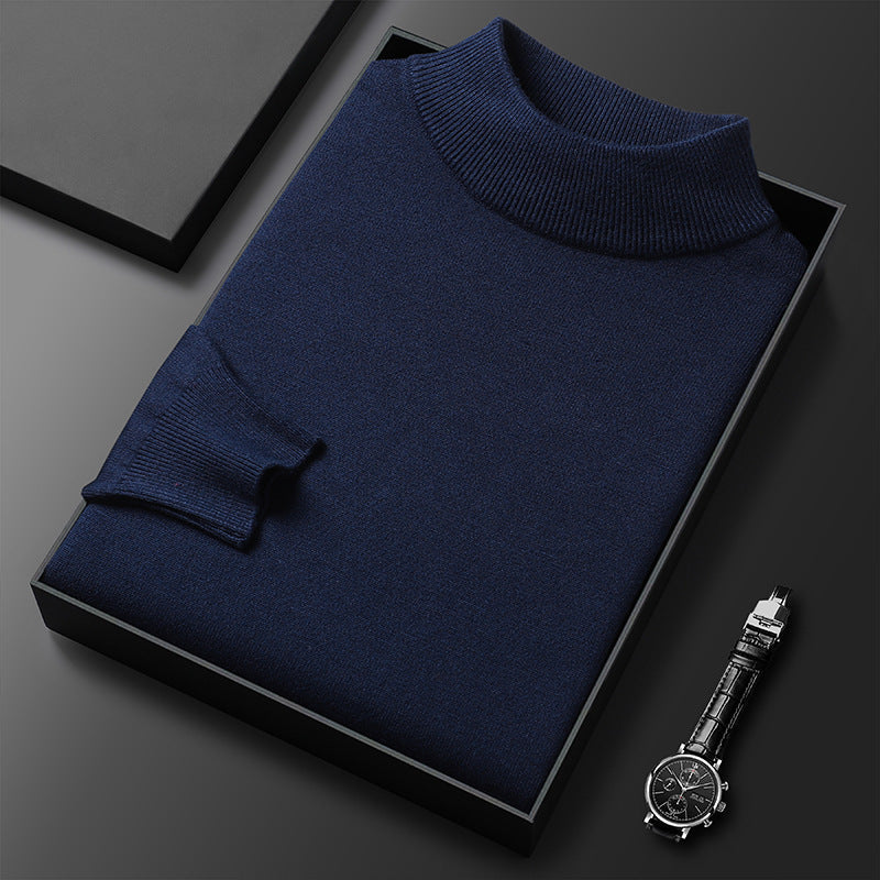 Ryan Pull Homme Zima Poloviční stojáček – Teplá pletenina a elegantní styl