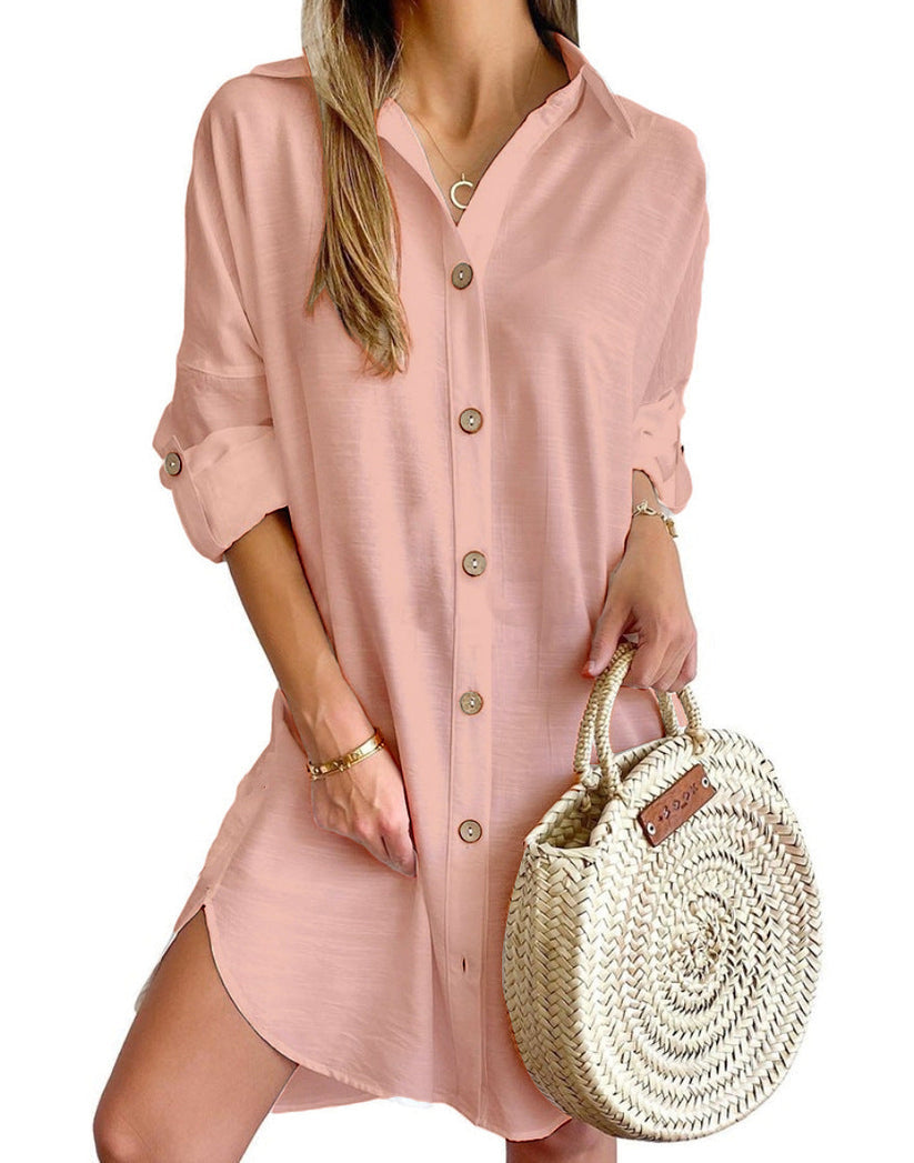 Nova Robe Chemise Femme – Lehké letní šaty s neformální elegancí a volným střihem