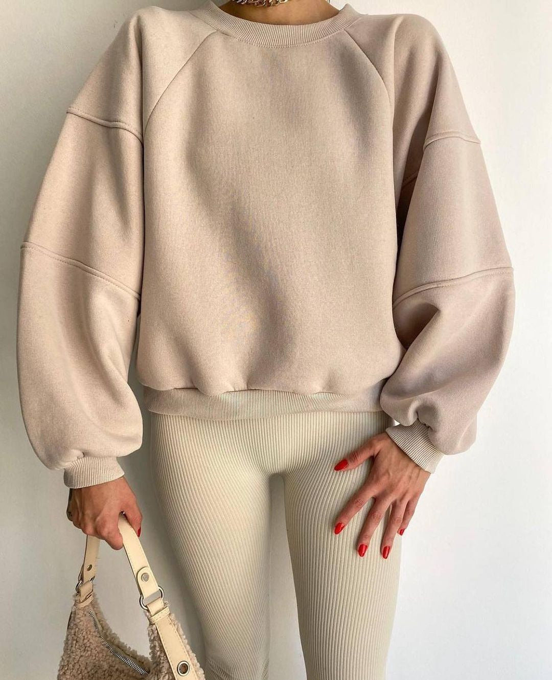 Felpa da donna Julieta – Felpa oversize in morbido e moderno misto cotone con uno stile casual