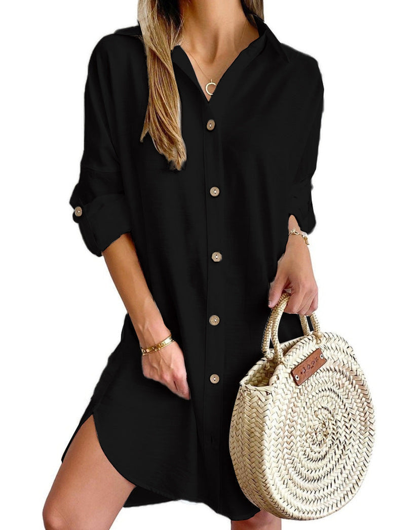 Nova Robe Chemise Femme – Lehké letní šaty s neformální elegancí a volným střihem