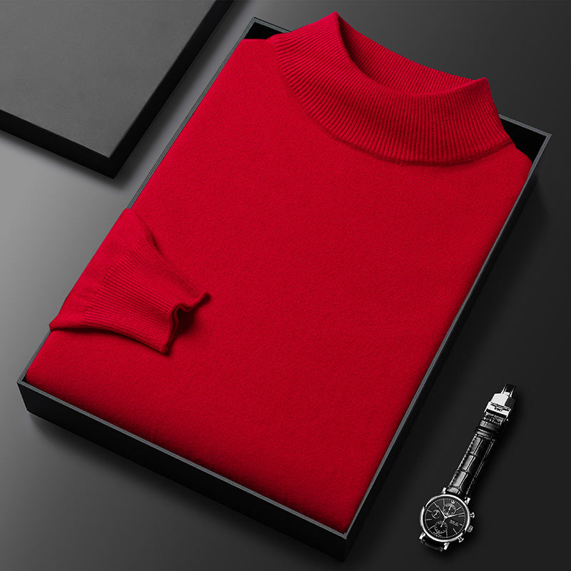 Ryan Pull Homme Zima Poloviční stojáček – Teplá pletenina a elegantní styl