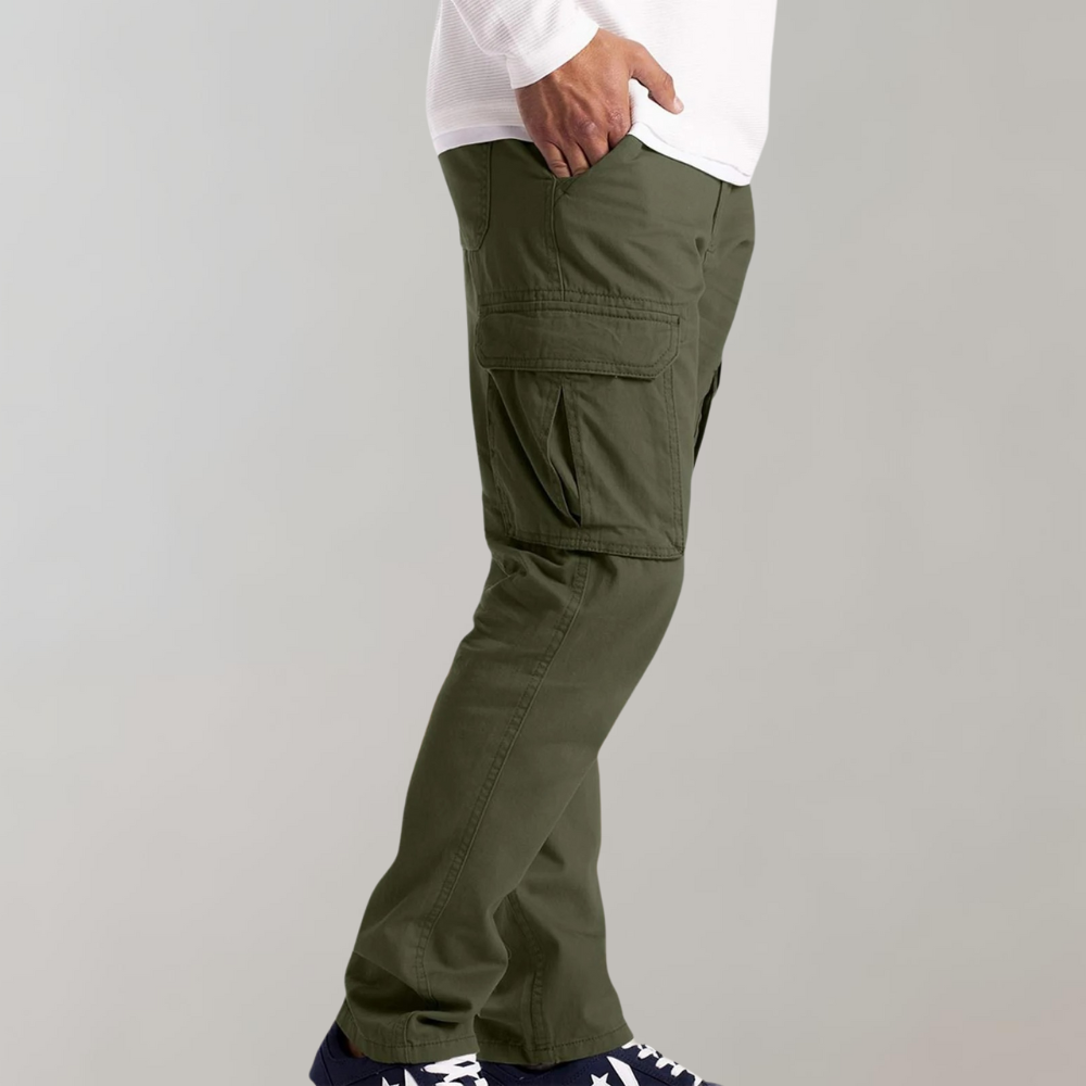Francis Pantalon Cargo Homme – volný střih s více kapsami a zesílenými švy