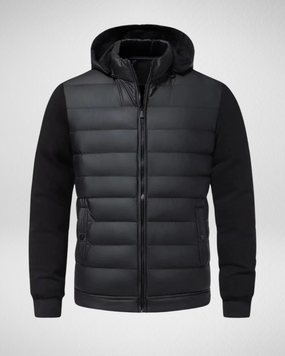 Benjamin Veste Matelassée Homme – Manteau Léger Matelassé pour l’Automne & l’Hiver avec Fermeture Éclair & Poches