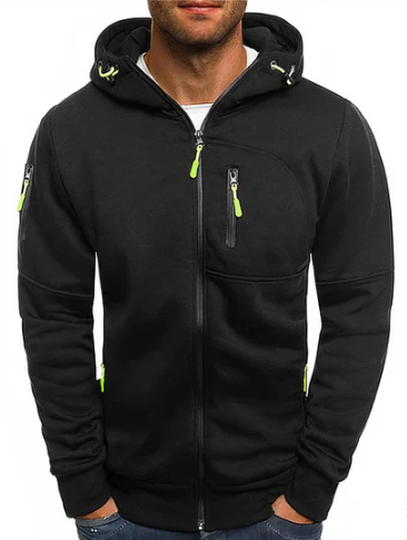 Ealdred Herenvest – Comfortabele Rits-Hoodie van Premium Katoen & Moderne Stijl