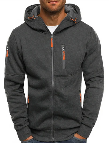 Ealdred Herenvest – Comfortabele Rits-Hoodie van Premium Katoen & Moderne Stijl