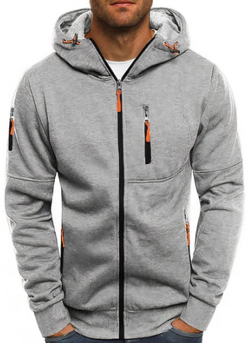 Ealdred Herenvest – Comfortabele Rits-Hoodie van Premium Katoen & Moderne Stijl