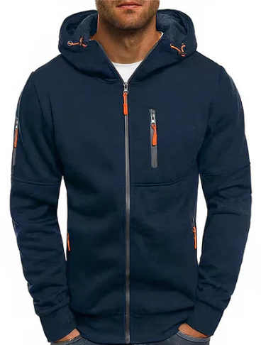 Ealdred Herenvest – Comfortabele Rits-Hoodie van Premium Katoen & Moderne Stijl