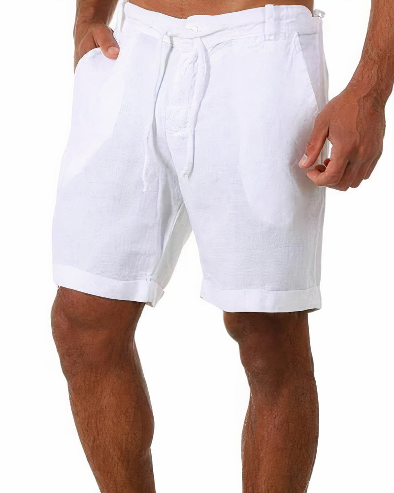Iven Short Homme – Pantacourt Décontracté Léger pour Été, Plage & Ville