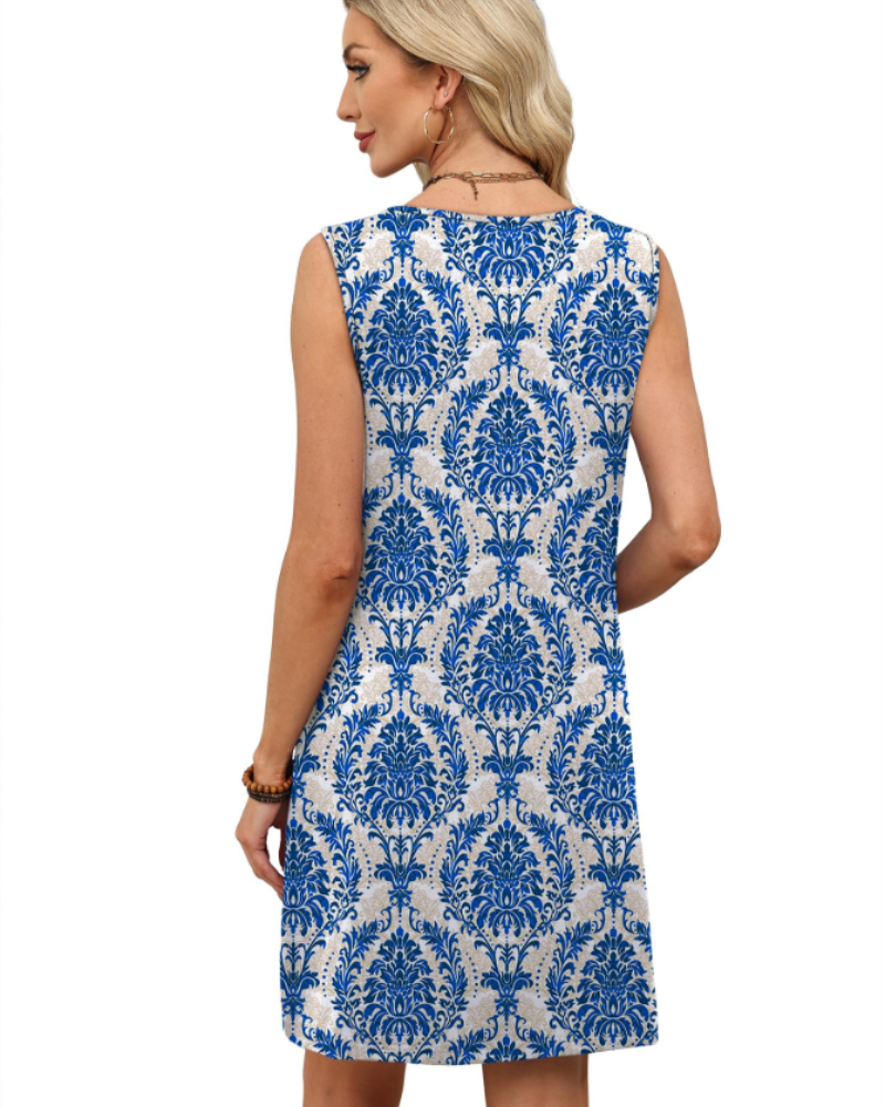 Vestido Mini Renee Femme – Vestido de Verano con Tirantes de Encaje, Corte Fluido con Bolsillos, Estilo Elegante