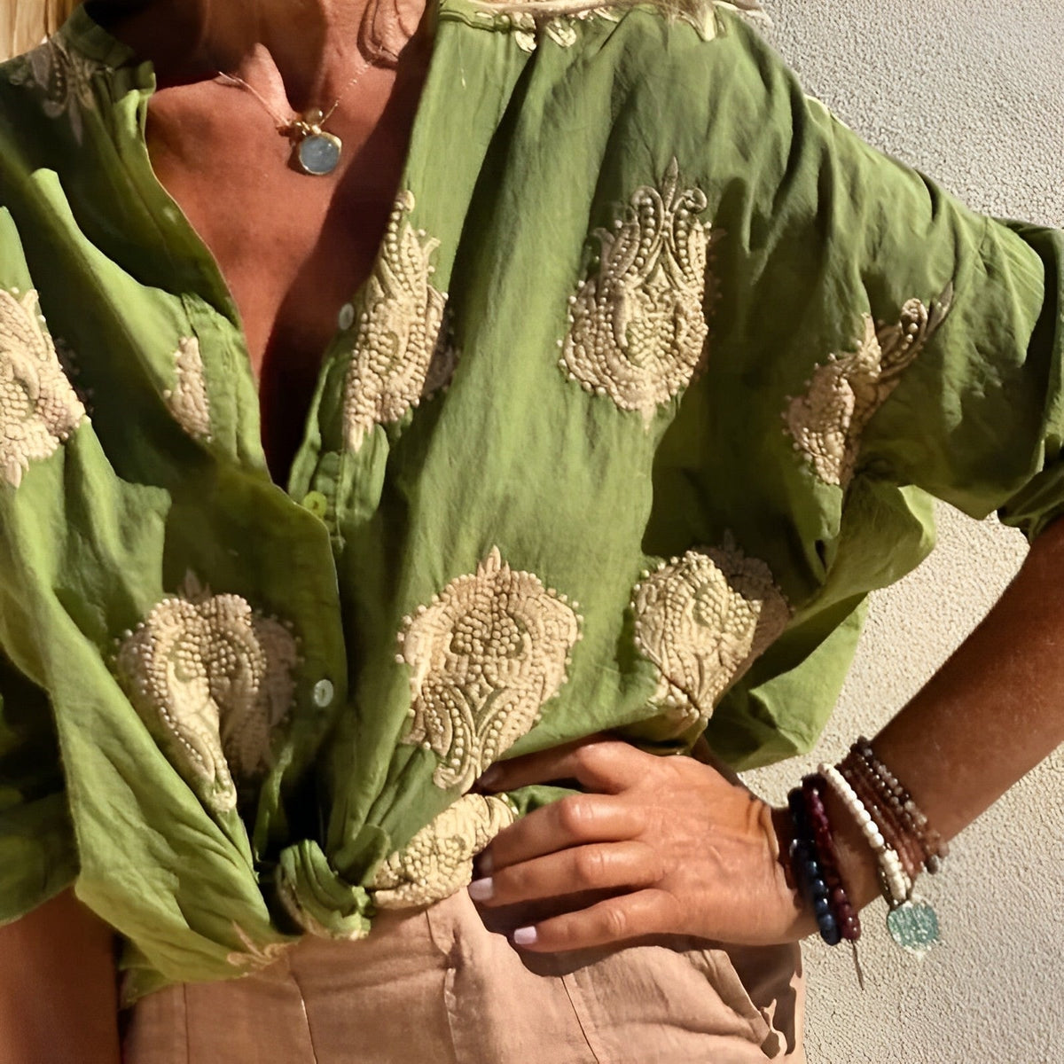 Blusa Bohemia Mujer Agnes – Top Estival Ligero con Corte Desenfadado y Estilo Femenino Boho