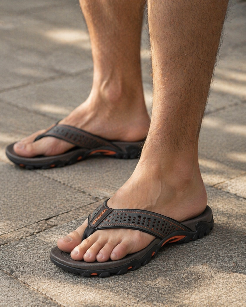 Kiel Tongs Homme – Sandales Confort Antidérapantes avec Soutien de Voûte, Style Plage Été