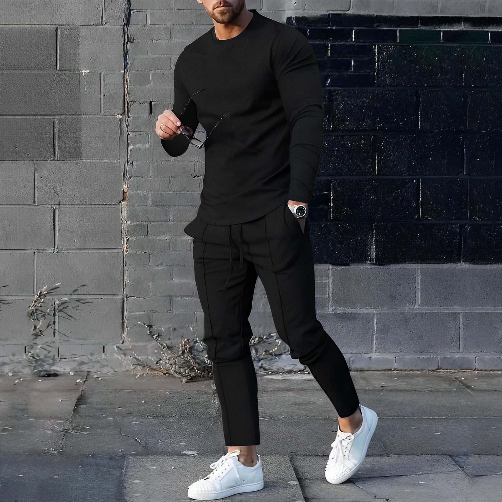 Orlan Ensemble Homme Essential – Tenue Légère Respirante à Coupe Confortable & Décontractée