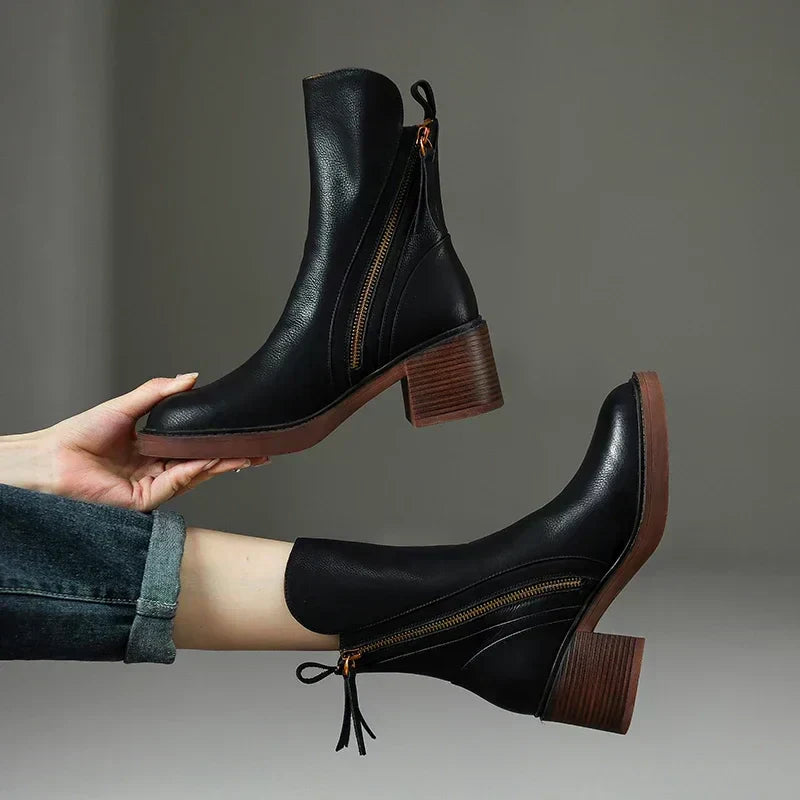 Kailani Bottines Femme – Elegantní a odolné prémiové kožené boty v nadčasovém stylu