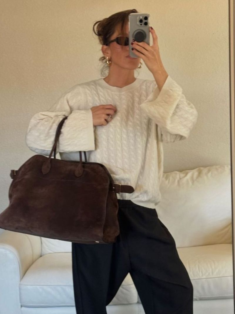 Celine Sac Bandoulière Femme – Luksuslædertaske til daglig brug, arbejde og rejse