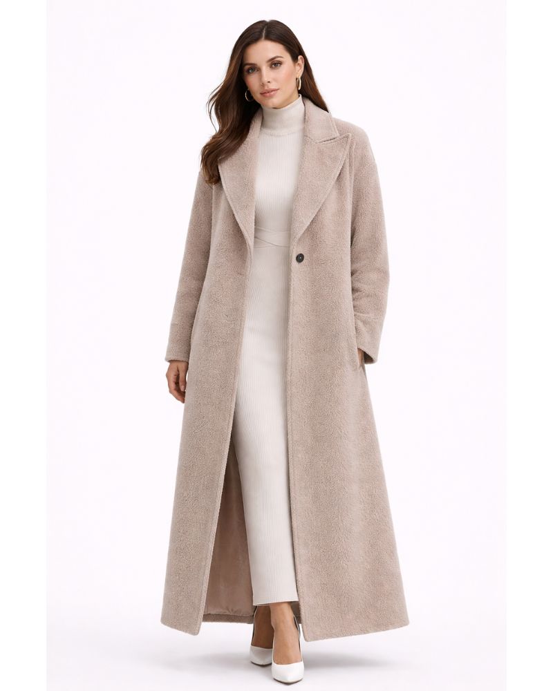 Summer Manteau Femme – Kabát Oversize Teplý & Pohodlný z Měkké Tkaniny pro Zimu